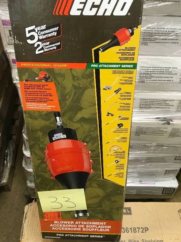 Echo PAS 115-MPH 364 CFM Blower Attachment  New