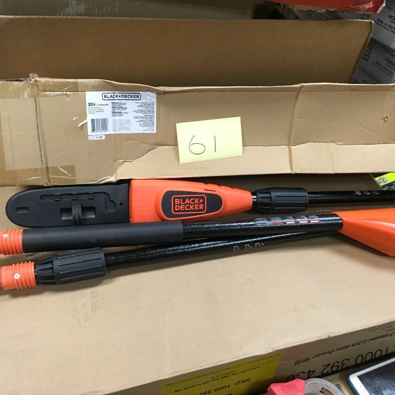 Black&Decker 20V Max Cordless Lithium-ion 8 in. Pole Saw ( Bare Tool)  New