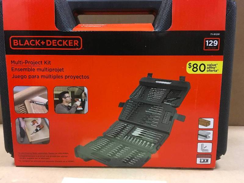 Black & Decker 129- Piece Complete Home Essentials Kit  New