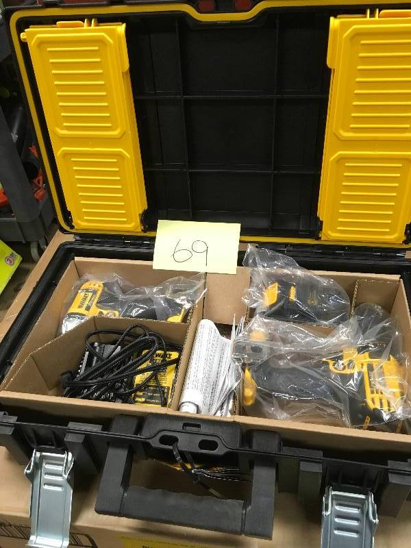 DeWalt 20V Max Lithium -Ion Compact Hammer DrillDriver Kit in Toughsystem Carrier  New