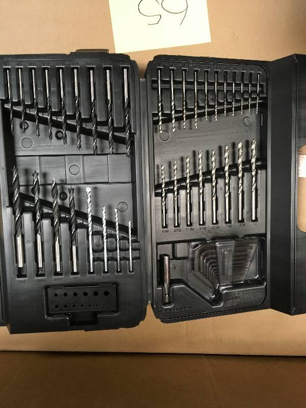36 Piece Drill Bit Set wit Hex Key Wrenches not used