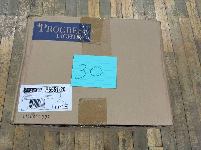 Progress Lighting P5551-20 District 1 Light Large Hanging Lantern not used