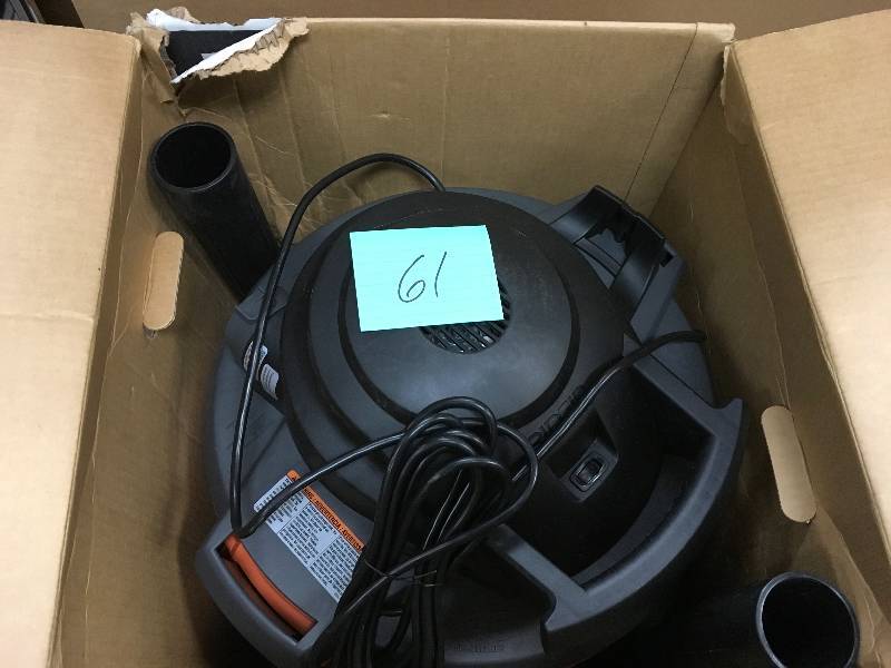Ridgid 12 Gal. 5.0 Peak Hp WetDry Vac.