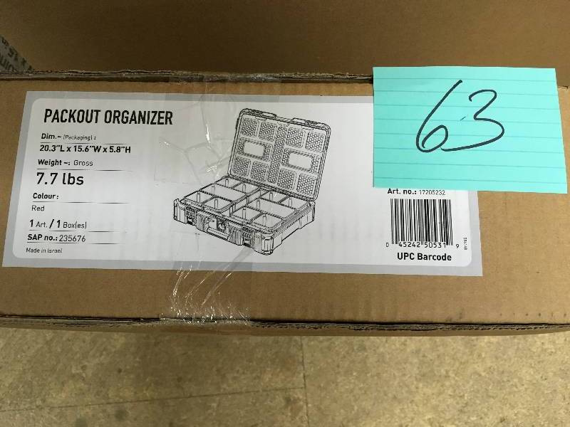 Milwaukee 22 in. Packout Organizer new