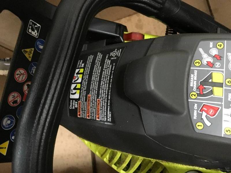 Ryobi 37cc 16 in. Gas Chainsaw in like new condition