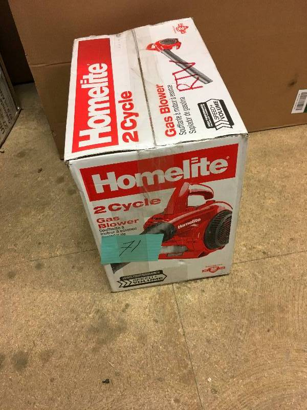 Homelite 150MPH 400CFM 2-Cycle Gas Handheld Blower not used