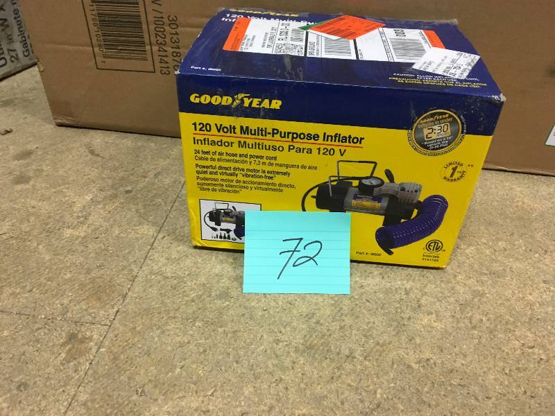 Goodyear 120 Volt Multi-Purpose Inflator in like new condition
