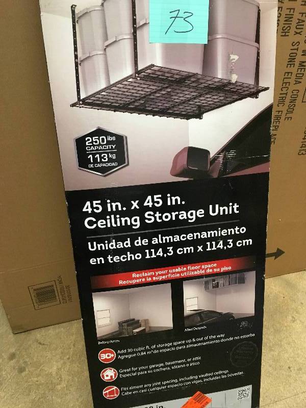 Hyloft 45 in. x 45 in. Ceiling Storage Unit not used