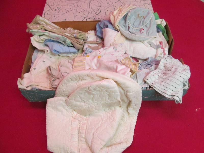 lot 38 image: vintage baby boy cloth items