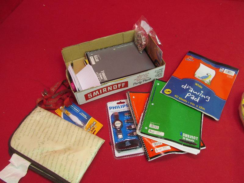 lot 61 image: school supplies