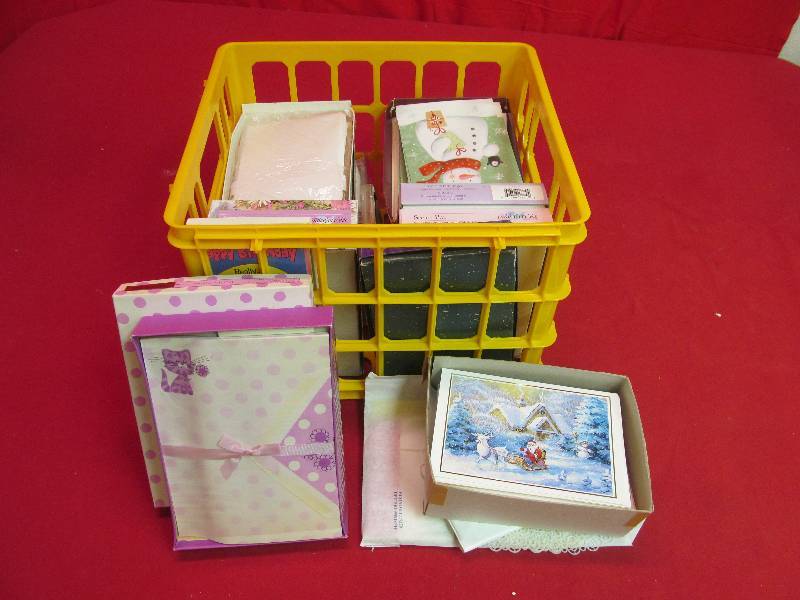 lot 204 image: greeting cards