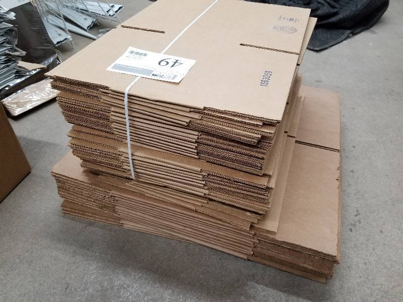 lot 49 image: Uline Cardboard Box Flats