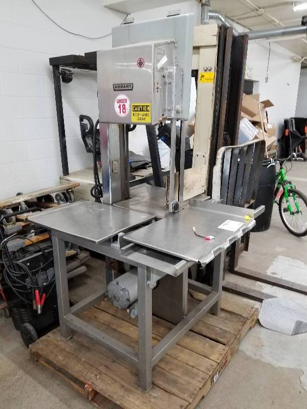 lot 1 image: Hobart NSF Stainless Steel Meat Saw
