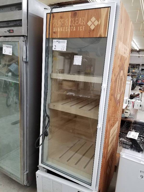 lot 2 image: Master Bilt Commercial NSFGlass-Front Refrigerator