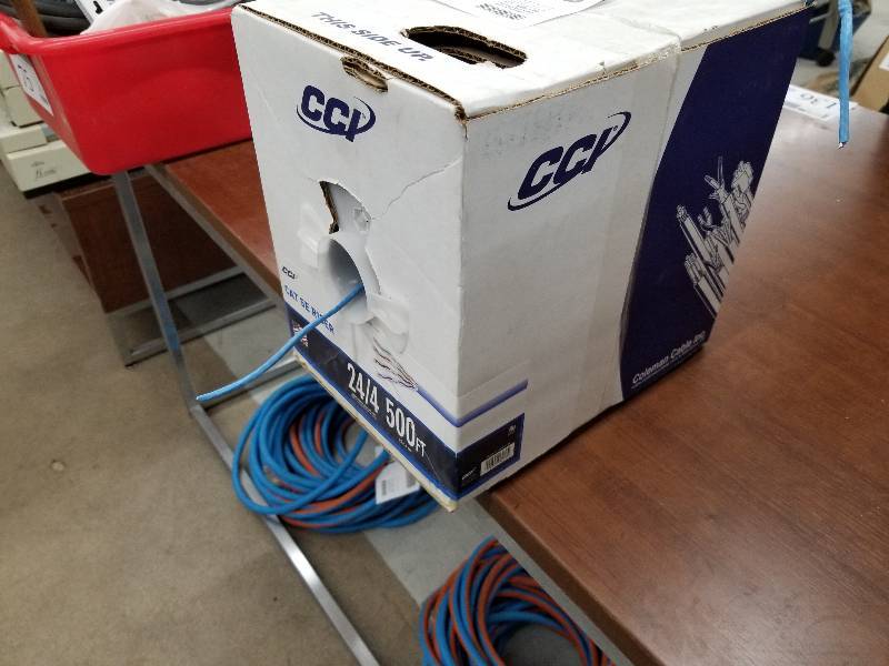 lot 72 image: Cat5E Riser 244 Wiring