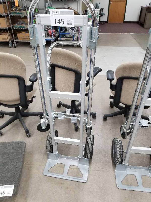 lot 145 image: 4-Wheel Heavy Duty Hand Truck