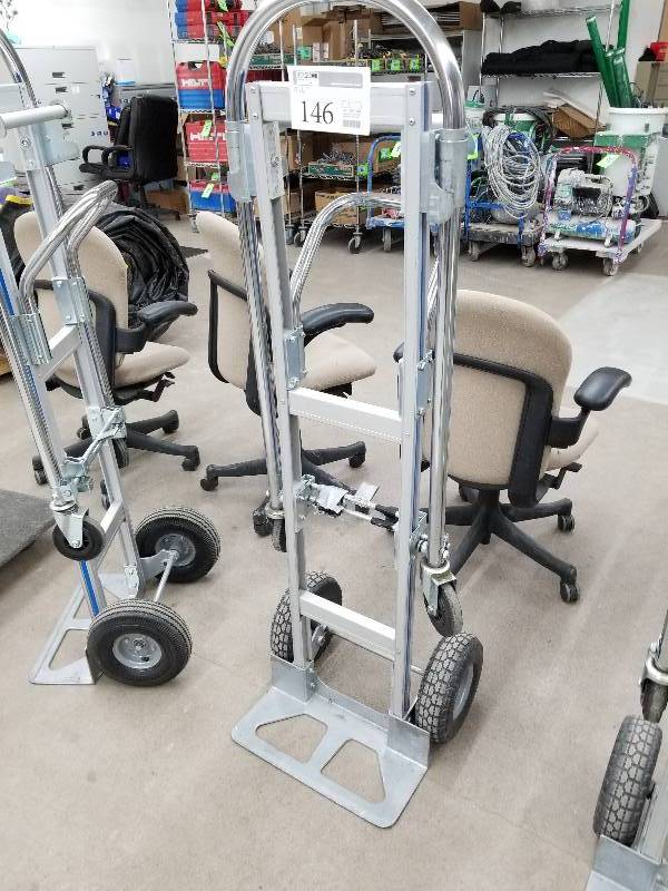 lot 146 image: 4-Wheel Heavy Duty Hand Truck