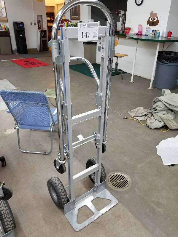 lot 147 image: 4-Wheel Heavy Duty Hand Truck