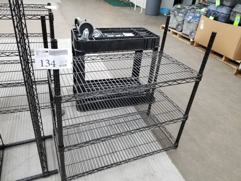 lot 134 image: 3-Shelf Storage Unit
