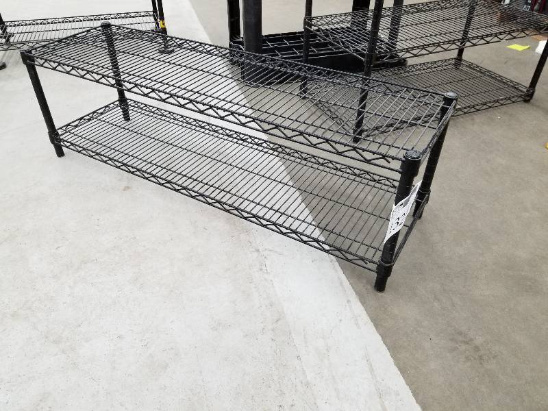 lot 132 image: 2-shelf Storage Rack