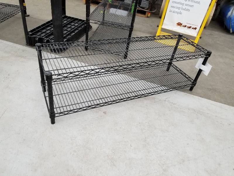 lot 133 image: 2-shelf Storage Rack