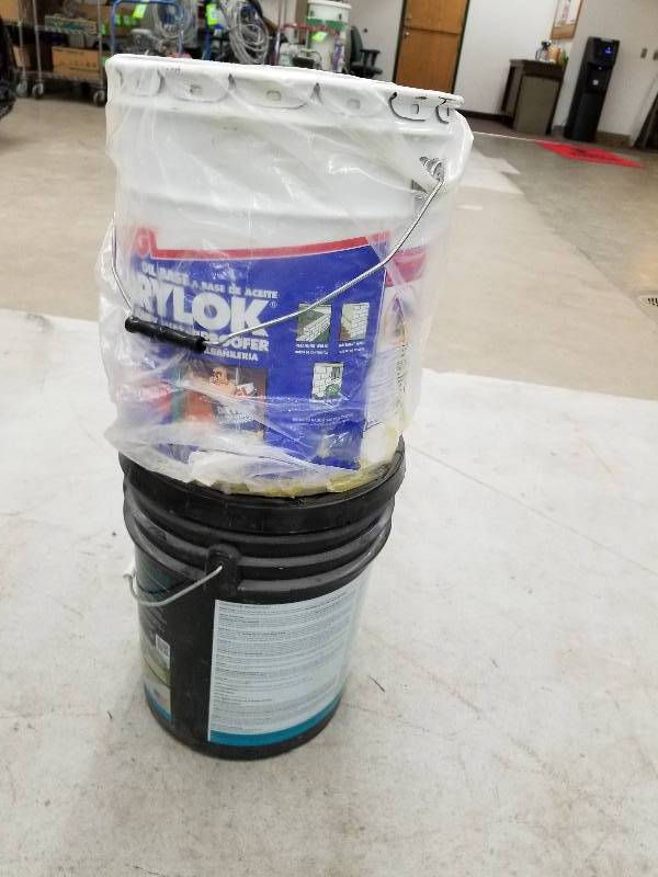 lot 115 image: Lot of (2) Rustoleum 3.75-Gallon Concrete Restoration, UGL Drylok Masonry Waterproofer
