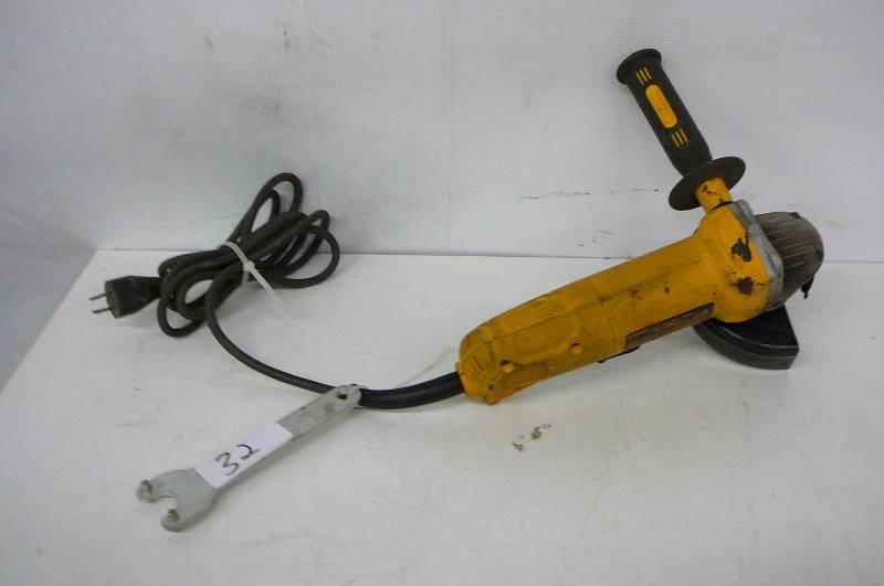 lot 32 image: Dewalt Angle Grinder