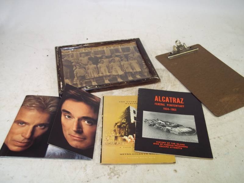 Ben HurAlcatrazSiegfried & Roy programs,clipboard,Quintuplets News print