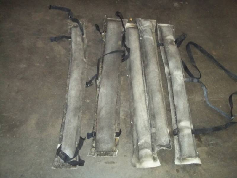 5 Padded 36 Inch Dock Bumpers