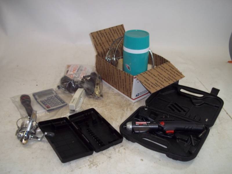Fishing Reel,Calculators,Stapler,Flashlight,Thermos,Door Handle,etc