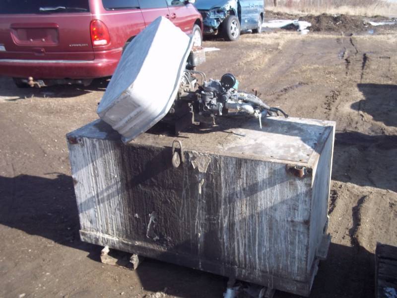 lot 1 image: Honda Sprayer with tank and forklift brackets