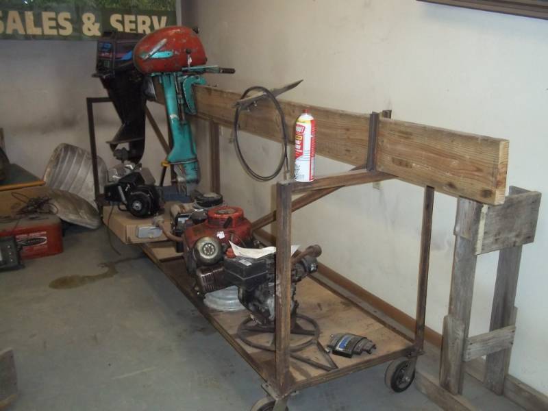 lot 30 image: Boat Motor Cart does not include any parts or motors