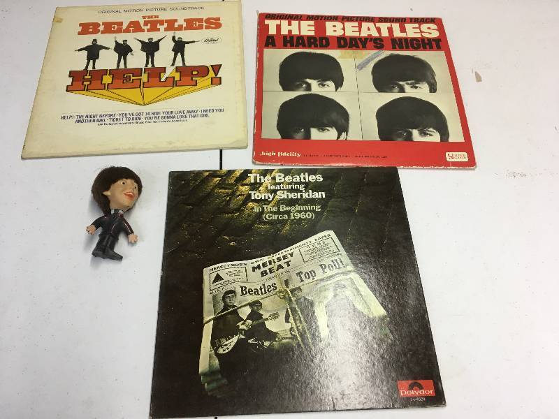 lot 46 image: Vintage Beatles Records & Collectible Nems Paul McCartney Doll