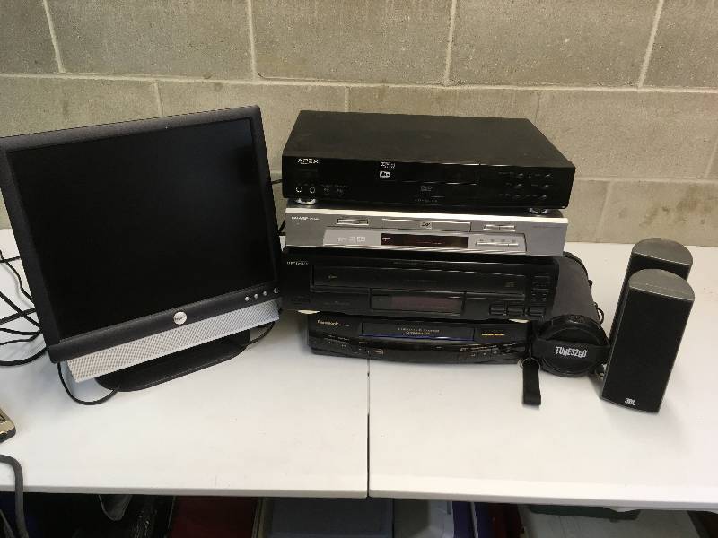 lot 77 image: DVD Player, VCR, Computer Monitor, etc.