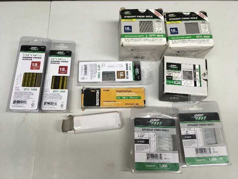 lot 117 image: Finish Nails For Air Nailer