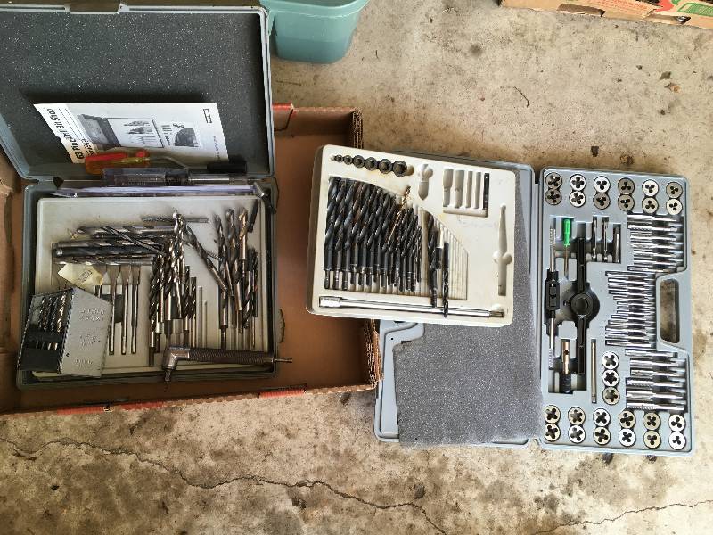 lot 166 image: Tap & Die Set Drill Bits