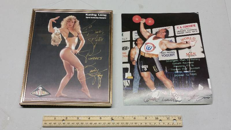 lot 66 image: Kathy Long & Thomas Inch Autographed Photos