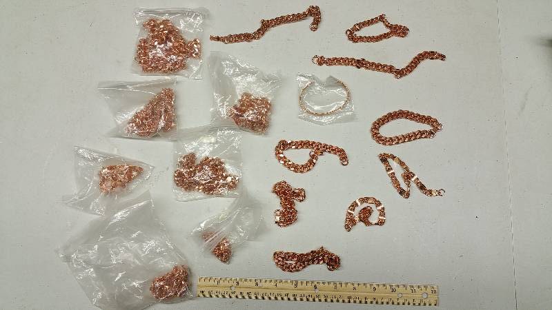lot 87 image: Solid Copper Jewlery