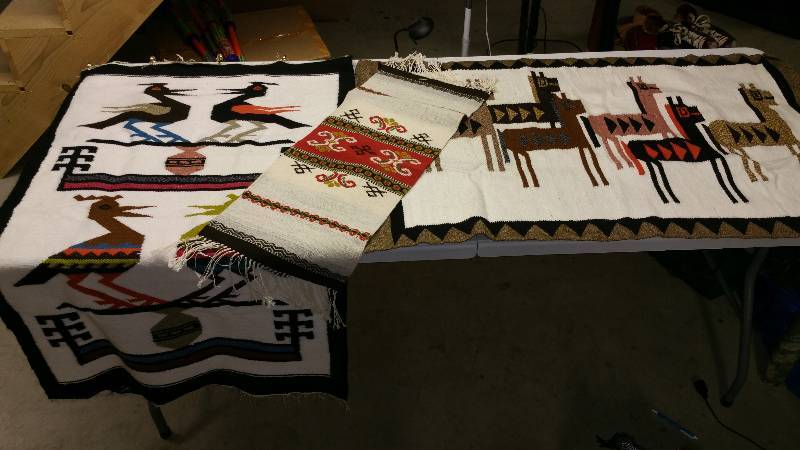lot 104 image: Wool Rugs From El Salvador