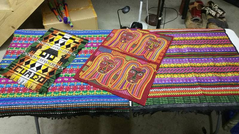 lot 105 image: Amazing Colors on Woven Items