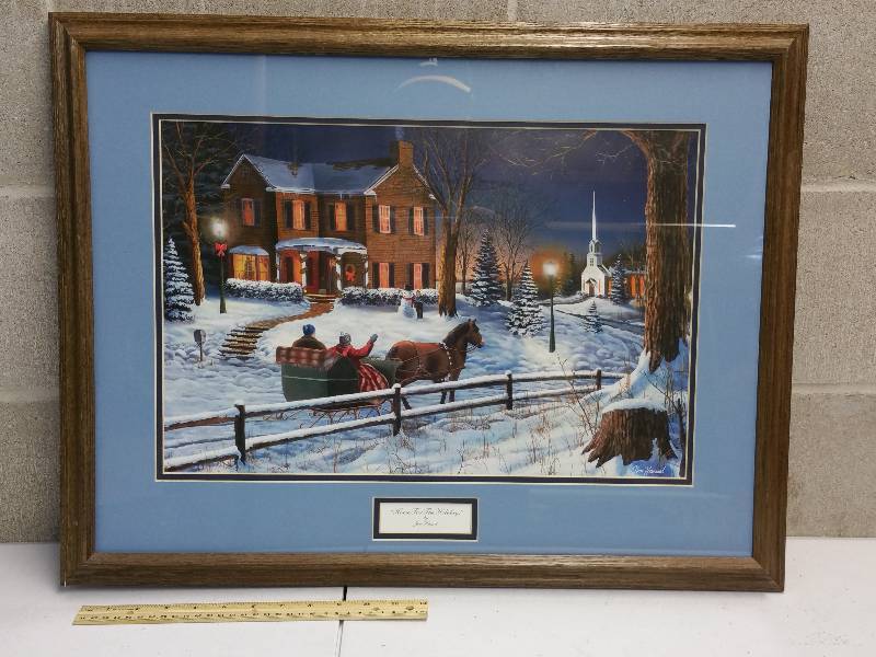lot 108 image: Jim Hansel Framed Print