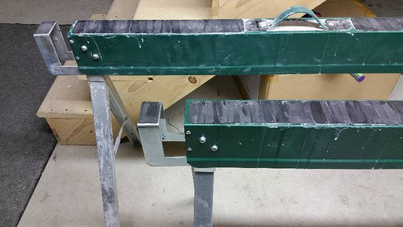 lot 191 image: Folding Sawhorses