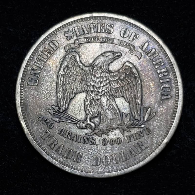 lot 194 image: 1876 P Silver Trade Dollar