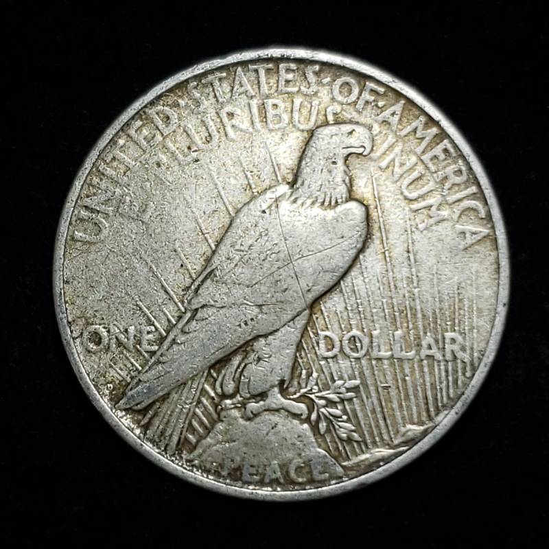 lot 214 image: 1923 D Silver Peace Dollar