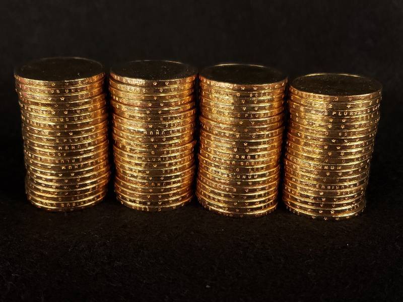 lot 254 image: (79) Presidential $1 Dollar Coins