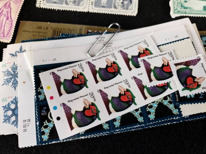 lot 266 image: Stamps, Antique Jewelry, Old Coin Books, etc.