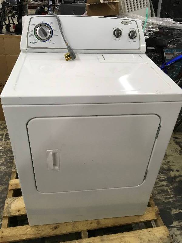 lot 248 image: Whirlpool WED4910XQ0 Super Cap Electric Dryer, Retail $449.99