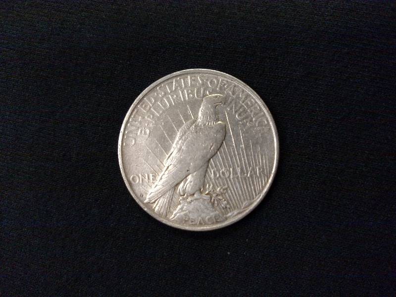 lot 51 image: 1922 D Peace Silver Dollar...