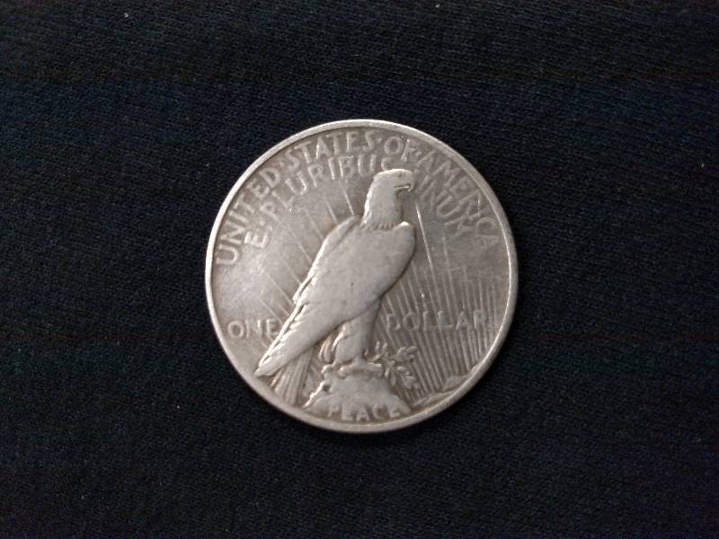 lot 68 image: 1924 Peace Silver Dollar...