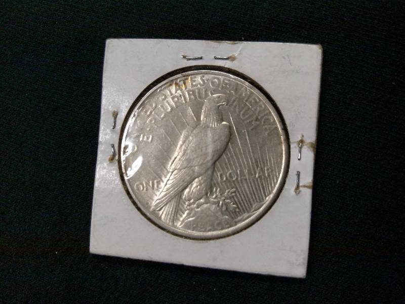 lot 74 image: 1926 D  Peace Silver Dollar...